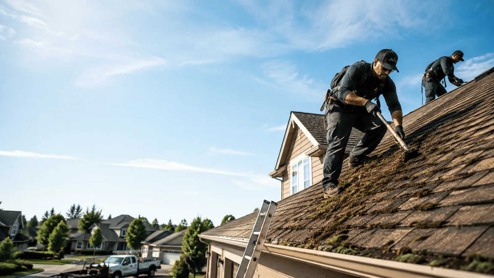 Roof Moss Removal in Rock View, WV near me